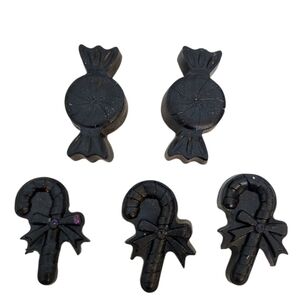 Black Walnut Candy Cane Soap Bar | Chocolate Bar Shape Herbal Cleanser